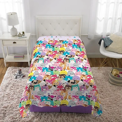 Ensemble de draps simple Squishmallows "Mallow Dreams" Ensemble de draps simple Squishmallows