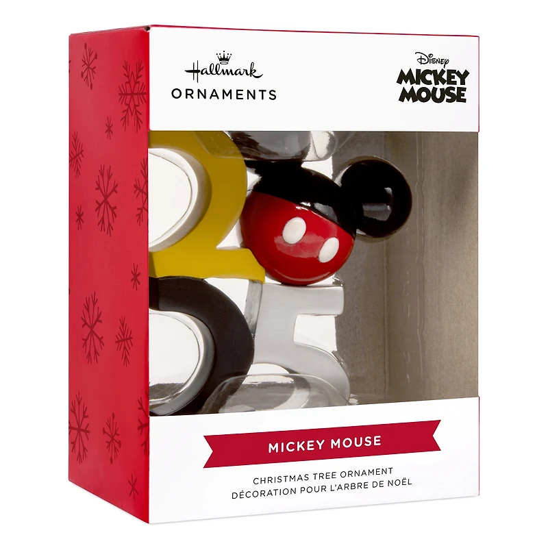 Hallmark Disney Mickey Mouse Icon 2025 Christmas Ornament, Gifts for Disney Fans