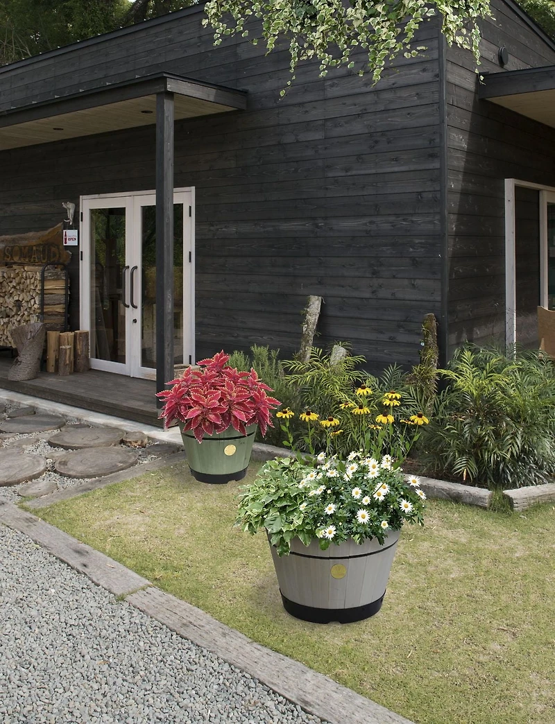 VegTrug 18" Build-a-Barrel Kit - Grey Wash