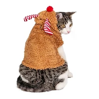 Vibrant Life Holiday Tan Deer Pet Hoodie - Sweat à capuche pour chien et chat