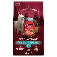 Purina ONE Véritable Instinct Saumon et Thon, Nourriture Sèche pour Chiens 1,72-12,4kg