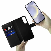 Blu Element Étui Folio 2-in-1 Noir pour Samsung Galaxy S25 Edge