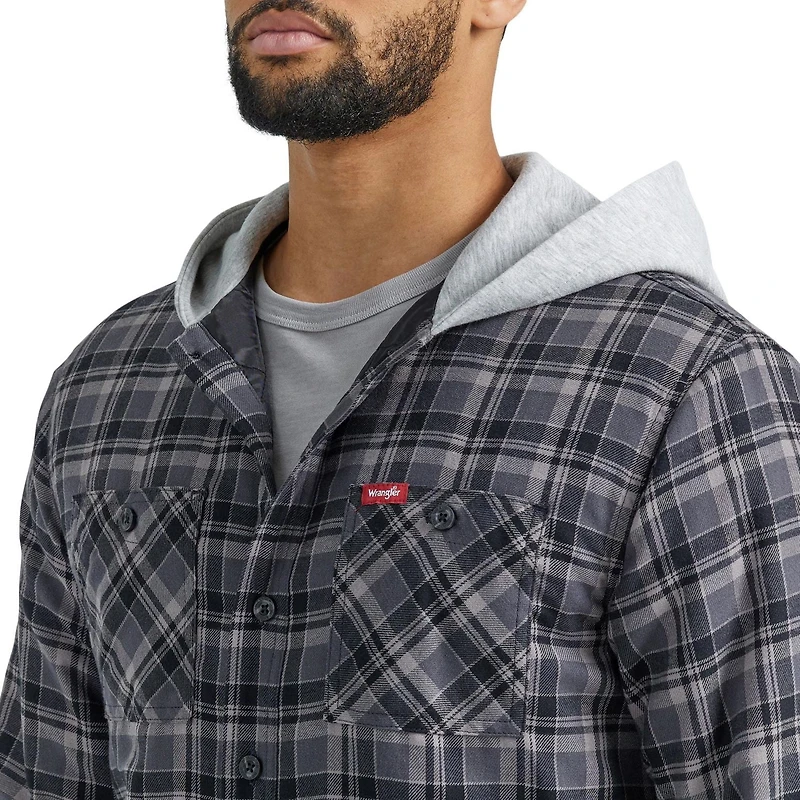 Wrangler Men's Sherpa Lined Hooded