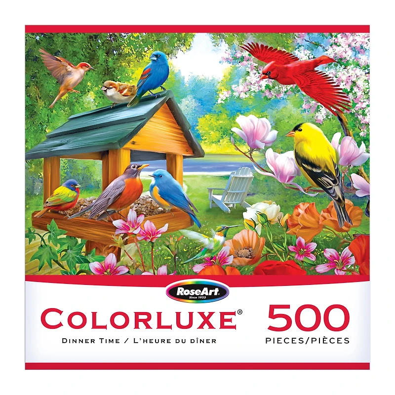 RoseArt - Colorluxe 500 pièces -Heure du dîner- Puzzle à emboîter pour adultes