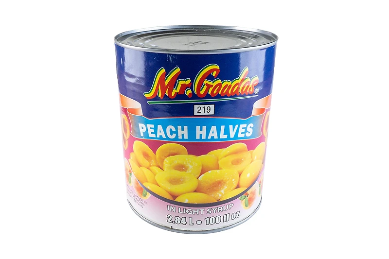 MG PEACH HALVES - FRENCH E-MR GOUDAS MOITIES DE PECHES