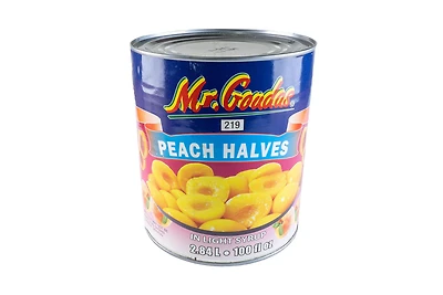 MG PEACH HALVES - FRENCH E-MR GOUDAS MOITIES DE PECHES