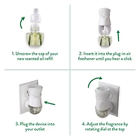 Air Wick Plug In Scented Oil, 5 Refills,  Vanilla & Pink Papaya, (5x20mL), 5x20ml