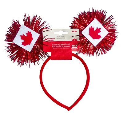 Way to celebrate Bandeau LED Rouge