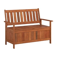 Banc de rangement extérieur den bois massif Miramar