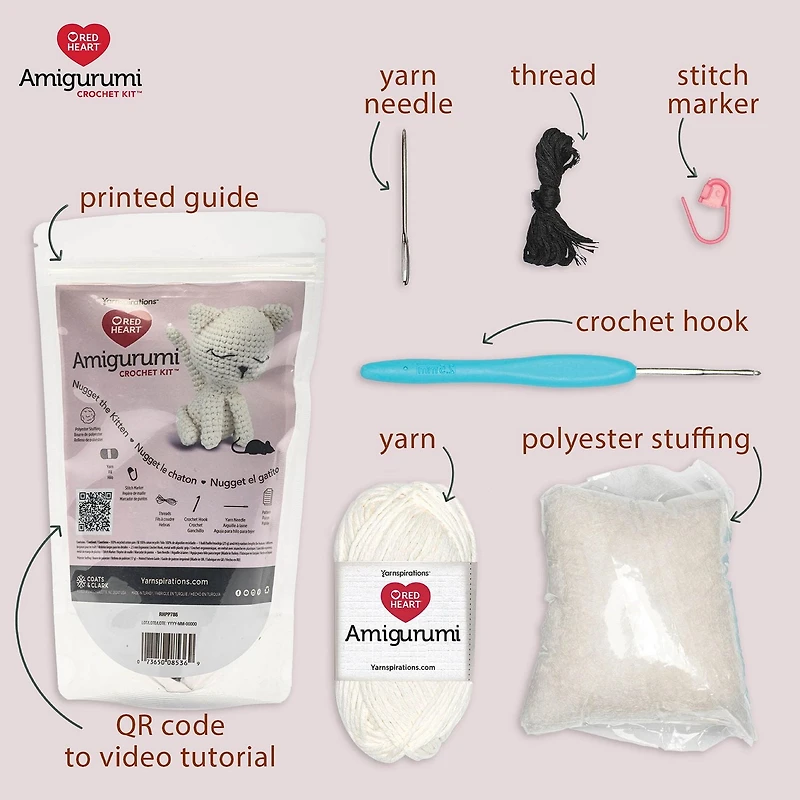 Red Heart™ AMIGURUMI Crochet Collection Kit