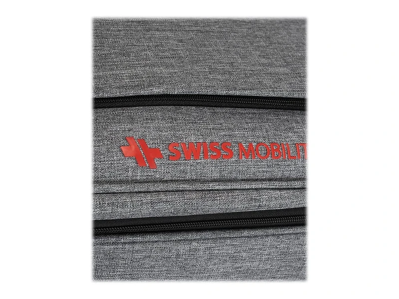 Swiss Mobility -YYZ Collection - SOFTSIDE LUGGAGE WITH DOUBLE 360-DEGREE SPINNER WHEELS - CHARCOAL