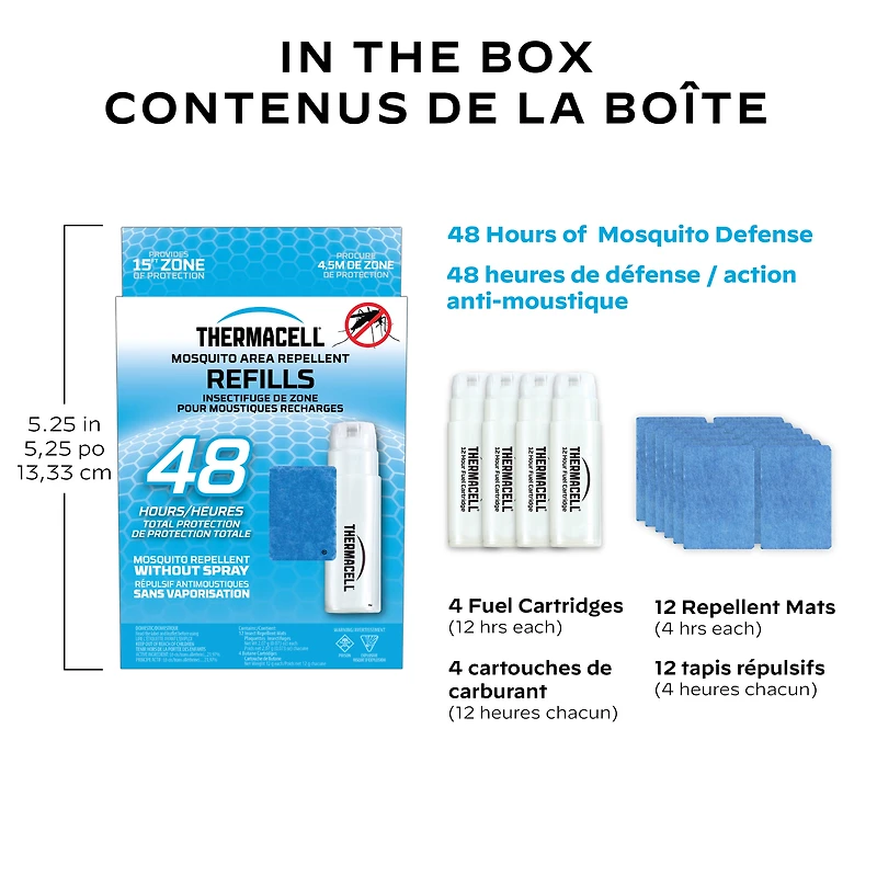 Thermacell Mosquito Repellent Original Refills - 48 Hours