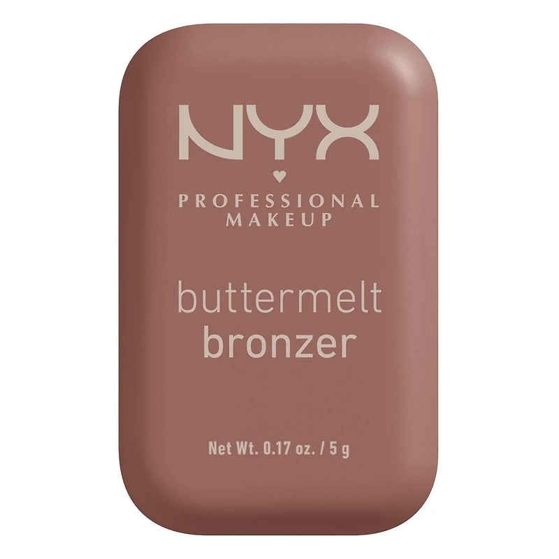 Poudre Bronzante Buttermelt NYX Professional Makeup, 12hr d'utilization Poudre bronzante compacte