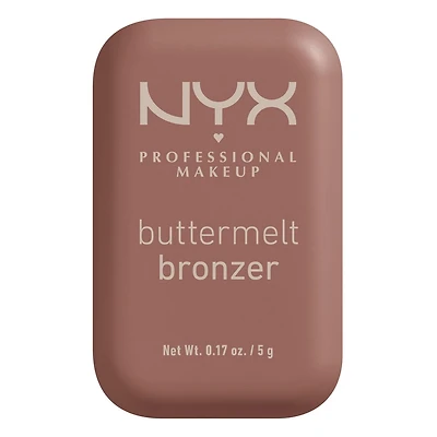 Poudre Bronzante Buttermelt NYX Professional Makeup, 12hr d'utilization Poudre bronzante compacte