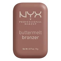 Poudre Bronzante Buttermelt NYX Professional Makeup, 12hr d'utilization Poudre bronzante compacte