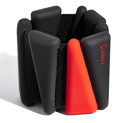 Sunny Health & Fitness Poids pour Bras de 4 LB – Lot de 2 (2 LB Chacun) – Poids de Cheville en Silicone Ajustables, Sangle Flexible, Petits Poids de Poignet de 2 LB pour la Marche, le Yoga, le Pilates