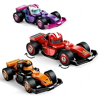 LEGO F1 Collectible Race Cars 6 Pack - Building Set for Boys and Girls, Ages 6+ - Birthday Gift Idea for Racing Fans - Mystery Box with 6 Surprise F1 Model Cars - Great Travel Toy - 66796