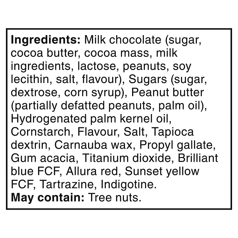 M&M’S, bonbons choc. au lait, beurre arach, format Célébration, 800g 1 pochette, 800g