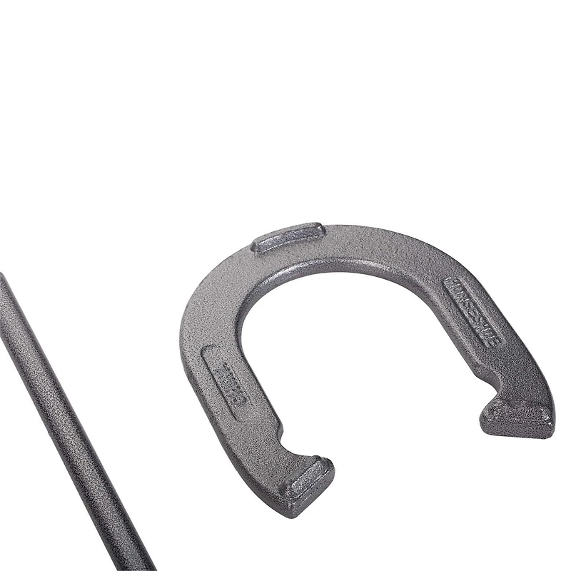 Triumph Outdoor Steel Horseshoes Backyard Game Set