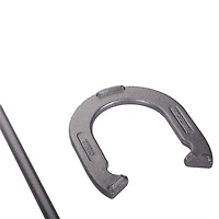 Triumph Outdoor Steel Horseshoes Backyard Game Set