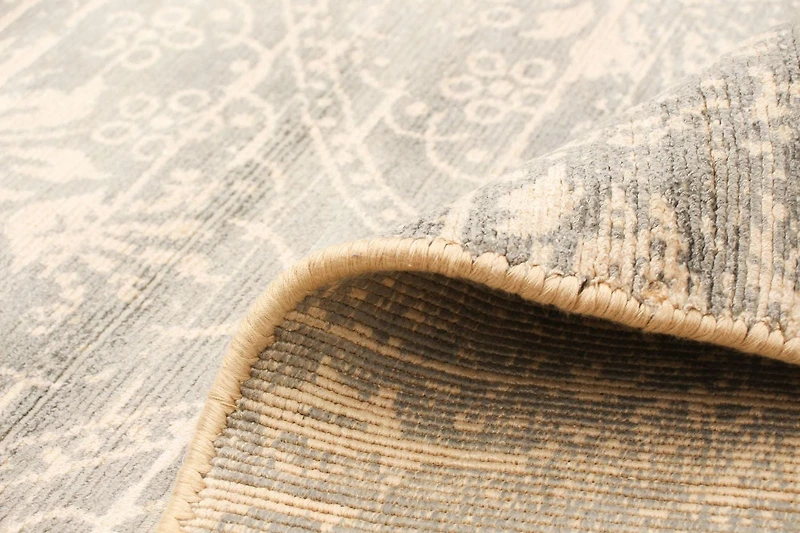 ECARPETGALLERY 5'0" x 7'4"  Transitional Galleria Hand Loomed Area Rug for Living Room, Dining Room and Bedroom in Grey