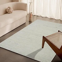 Rug Branch Tapis d'intérieur touffeté à la main moderne bohème gris beige Maya