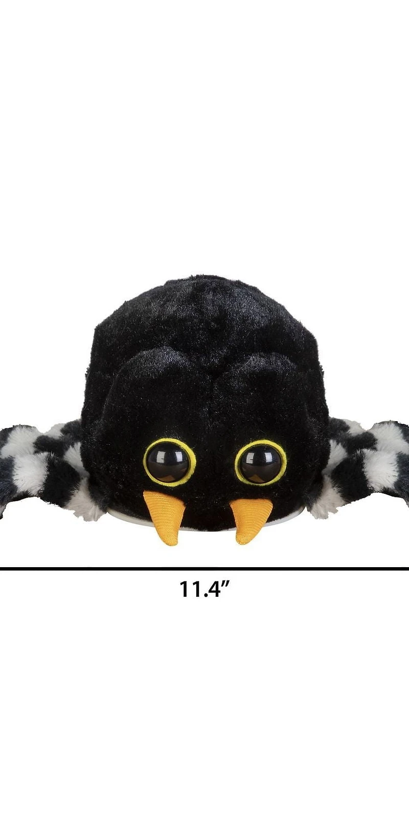 Animated Plush Crawling Black Spider, Animated Plush Crawling Black