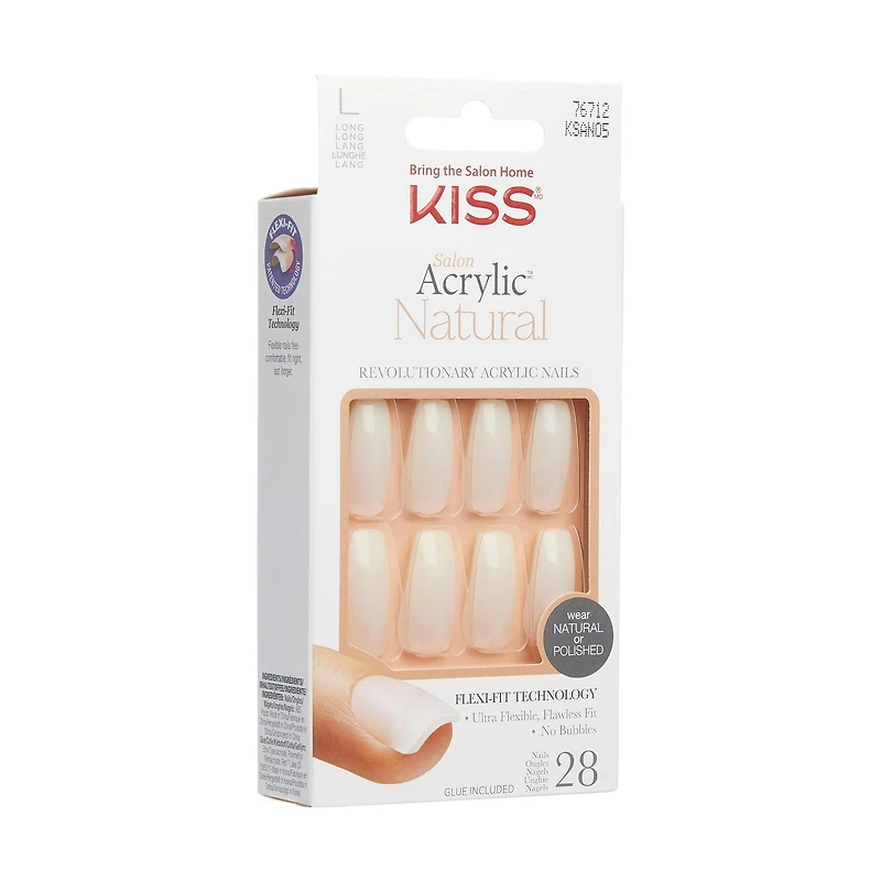 KISS Salon Acrylic - 28 faux ongles, longs