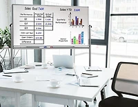 Luxor 72” x 40” Mobile Magnetic Whiteboard