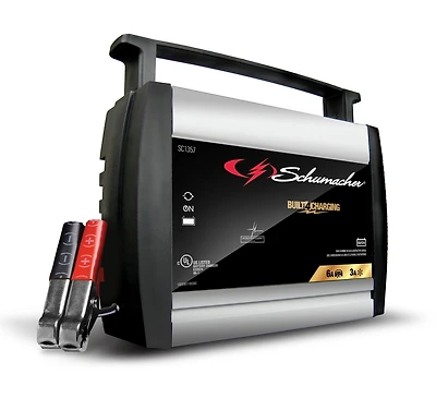 Schumacher Electric 6 Amp 3-in-1 Fully Automatic 6V/12V Car Battery Charger and Maintainer, SC1357