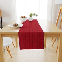Fabstyles Casual Classic Cotton Table Runner, Washable Woven Runner for Dining, Kitchen, Coffee