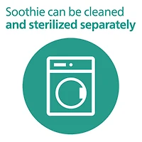 Peluche câlin pour suce Soothie Philips Avent, 0 mois et plus, vache, SCF347/05