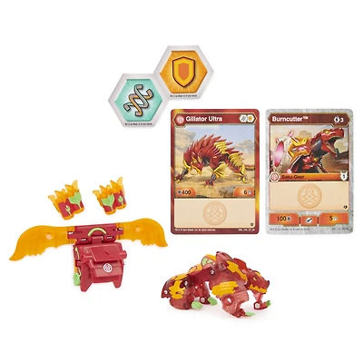 Bakugan Ultra, Gillator with Transforming Baku-Gear, Armored Alliance 3-inch Tall Collectible Action Figure