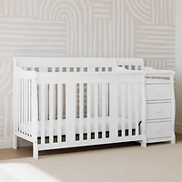 Lit de Bébé 5-en-1 avec Table à Langer Attachée Portofino de Storkcraft