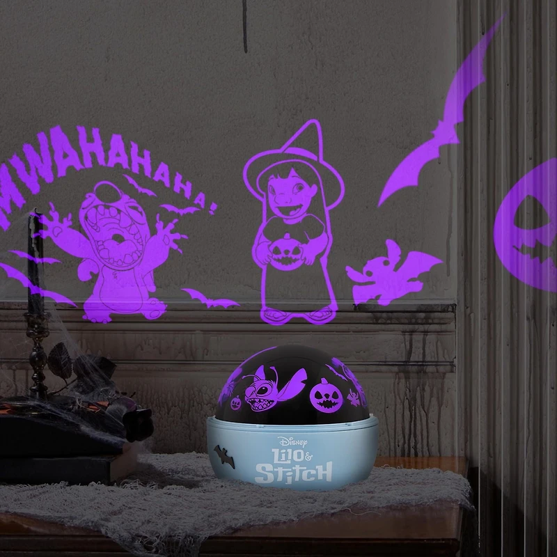 Halloween Lightshow Projection Tabletop Shadow Lights Lilo and Stitch Ppl Disney (WMCA), Halloween Lightshow Projection