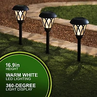 Lumière de Sentier Solaire en treillis MS 1PK 8L Lampe Solaire