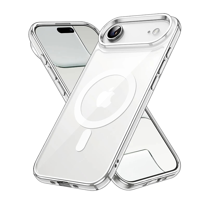 Onn iPhone 17 Air MagSafe Compatible Durable Silicone Phone Case, Slim & Lightweight Profile, 6 ft./1.8 m Premium Drop Protection