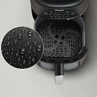 Philips 2000 Series Air Fryer with Window, 4.2 Liter Capacity, RapidAir Technology, Black, 13 Cooking Methods