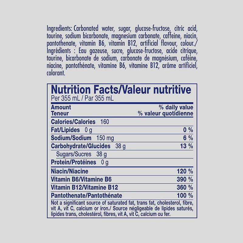 Boisson énergisante Red Bull, 355 ml (paquet de 4) 4 x 355 ml