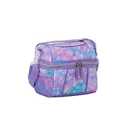 Dome lunch bag, pastel butterflies