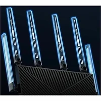 Cudy WR11000 Wi-Fi 7 IEEE 802.11 a/b/g/n/ac/ax/be Ethernet Wireless Router - Tri Band - 2.40 GHz ISM Band - 5 GHz UNII Band - 6 x Antenna(6 x External) - 1.33 GB/s Wireless Speed - 4 x Network Port