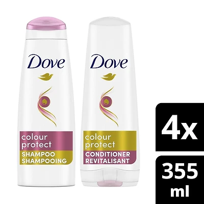 Shampooing & Revitalisant Dove pour cheveux colorés avec complexe Bio-Nourish