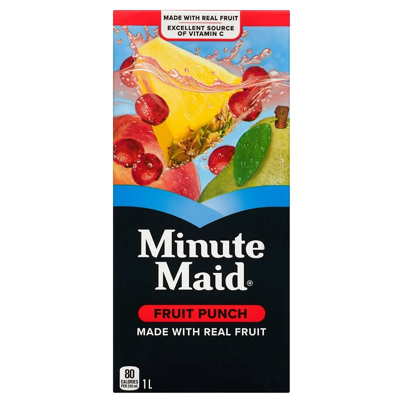 Minute Maid Fruit Punch Carton, 1 Liter, 1L