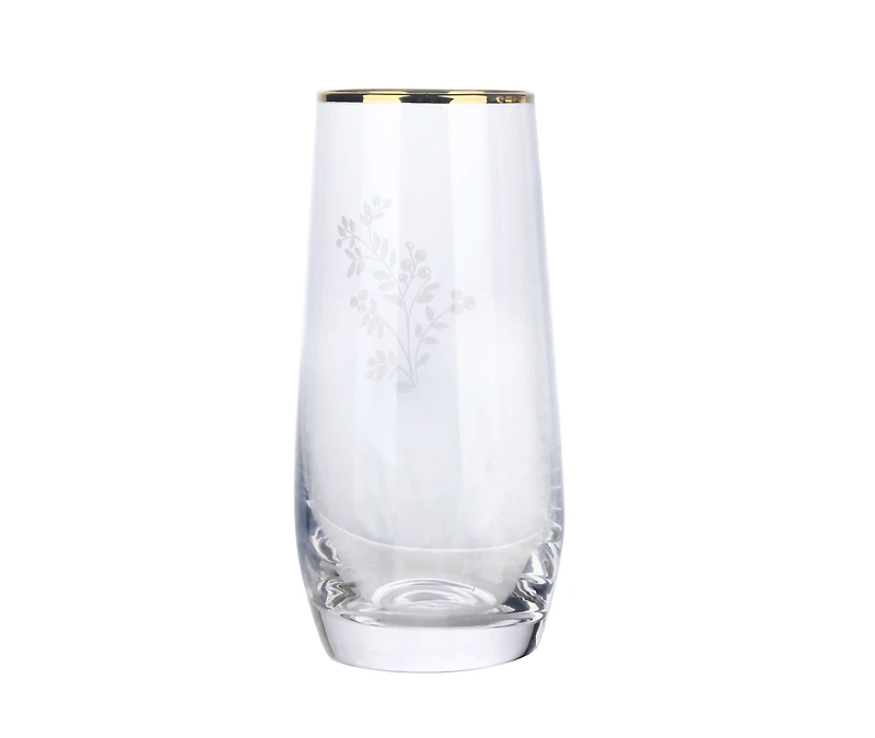 Holiday Time WW Berry Stemless Champagne Glass, 11oz, 1piece