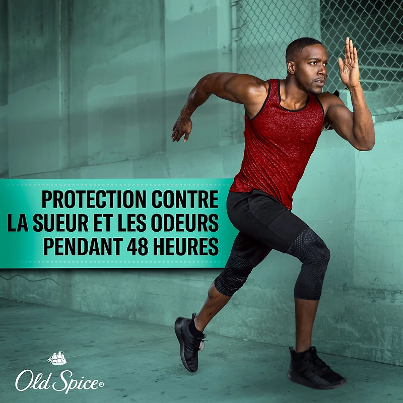 Antisudorifique et désodorisant Old Spice High Endurance pour hommes, protection de 48 heures, parfum Pure Sport 96 g