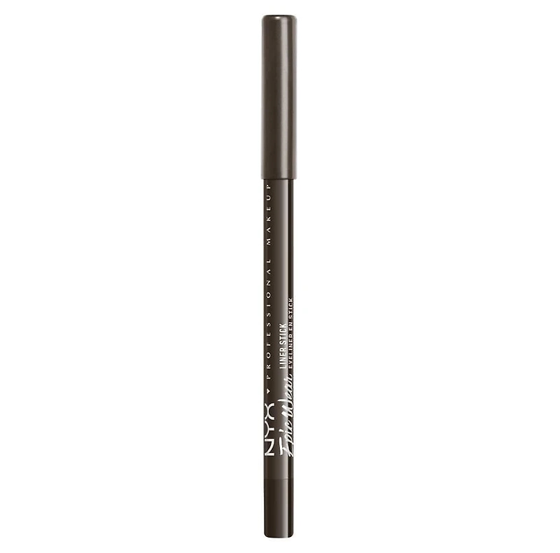 NYX PROFESSIONAL MAKEUP, Epic Wear, Liner sticks, Waterproof, Smudge proof, Easy glide application - DEEPEST BROWN (Matte Brown), Waterproof Eyeliner