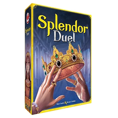 Splendor-Duel - Version française et anglaise - Jeu de société familial - Jeu de société pour adultes et famille - Jeu de stratégie - 10 ans et + - 2 joueurs - Durée moyenne de jeu 30 minutes - Fabriq
