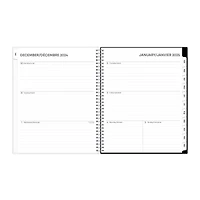 2025 Weekly Monthly Planner, 8.5 x 11, Blue Sky, Analeis, 8.5x11 Weekly/Monthly Planner