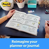 Post-it® Tabs 686-FLOPBT, 1in x 1.5in (25.4mm x 38.1mm)