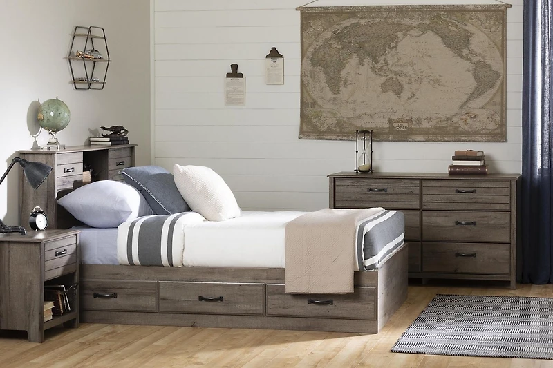 South Shore Ulysses Bookcase Headboard